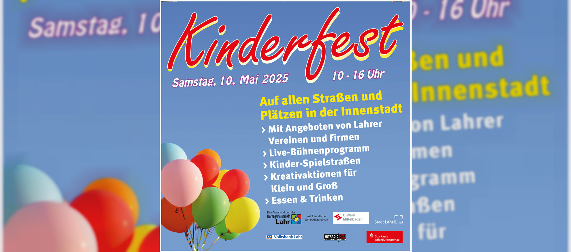 Kinderfest 2025: Ein Tag voller Spaß und Unterhaltung in Lahr